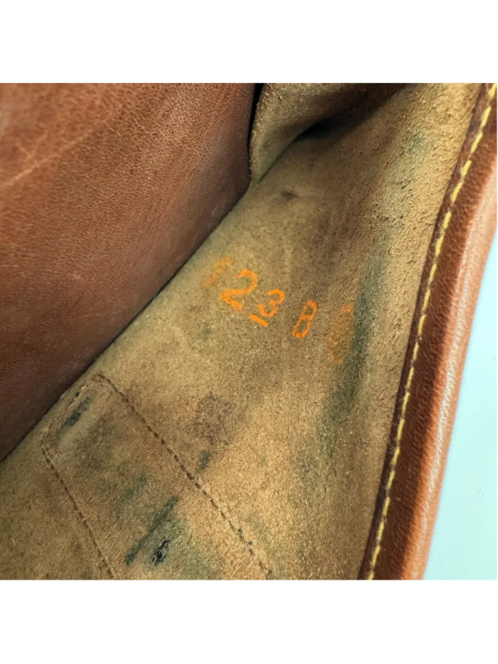 Vintage Archival Ralph Lauren Cognac Leather Crossbody Camera Bag Unisex
